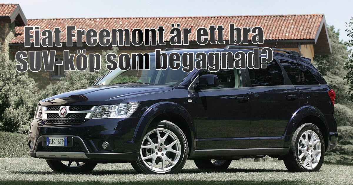 Är sjusitsiga Fiat Freemont en bra SUV som begagnad?