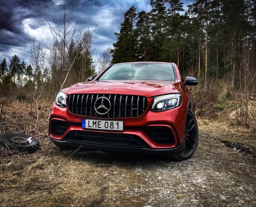 Recension av Mercedes-AMG GLC 63S Coupé av Björn Sennbrink för SUVTEST