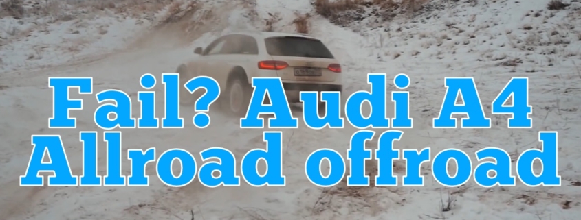 Offroad med Audi A4 Allroad
