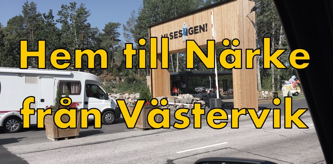 Bilkörning till Närke från Västervik