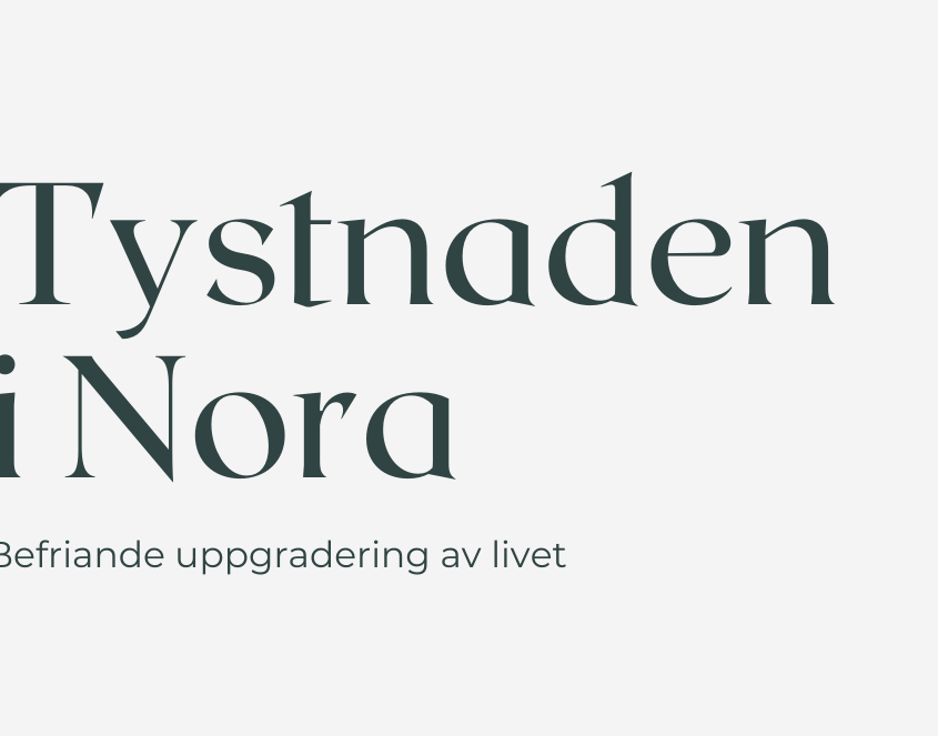 Björn Sennbrink: Tystnaden i Nora